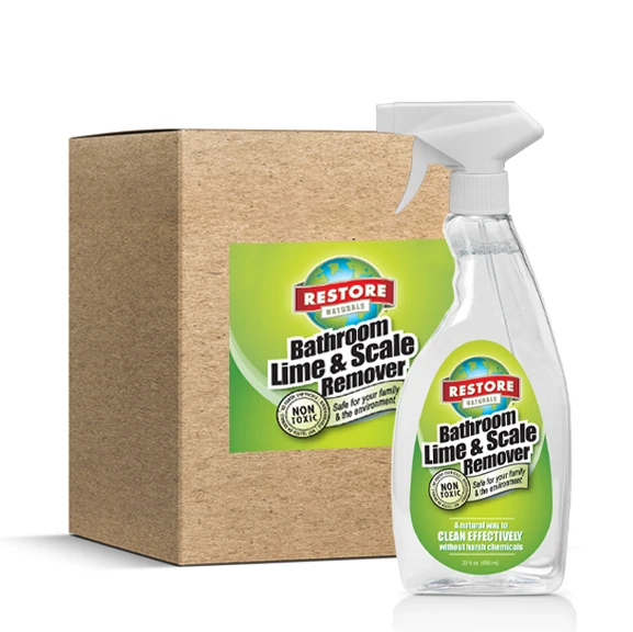 Non-toxic, Plant-Based Bathroom Lime & Scale Remover (22 fl. oz. / 6 pack)