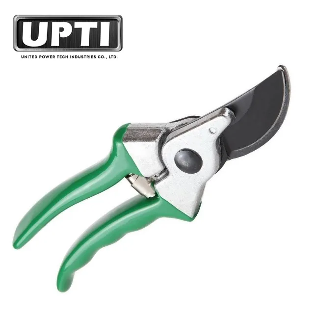 Taiwan Made High Quality Garden Tool Polish Finish Bypass Pruning Garden Shears With Razor Sharpe Blades