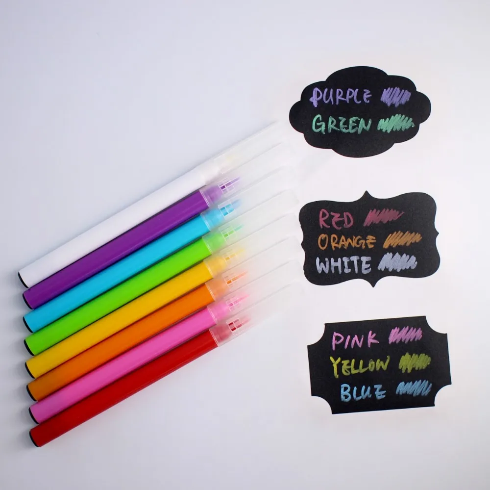 Hot sale free sample non-toxic color chalk marker pen