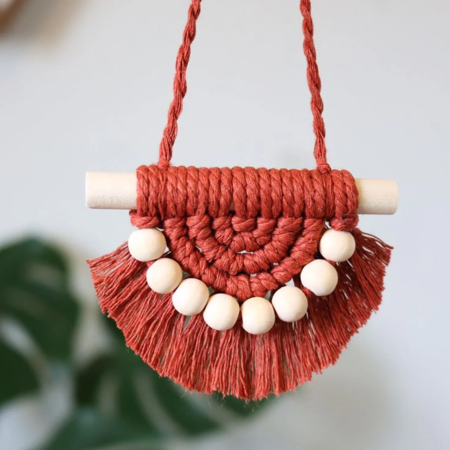 Оптовая продажа привлекательные милые рождественские подвесные декоративные украшения из макраме производство во Вьетнаме