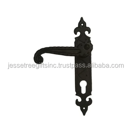 Modern Style Metal Door Lock With Gold Plating Finishing Rectangle Shape Premium Quality For Building Hardware