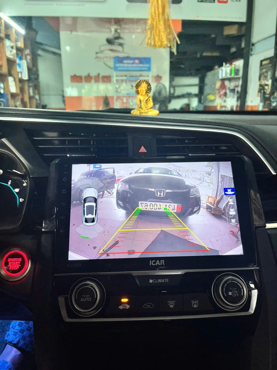 Лидер продаж автомобильные датчики ICAR PS8 датчик парковки предупреждение об обнаружении препятствий совместимое со всеми установками автомобилей для Honda Civic