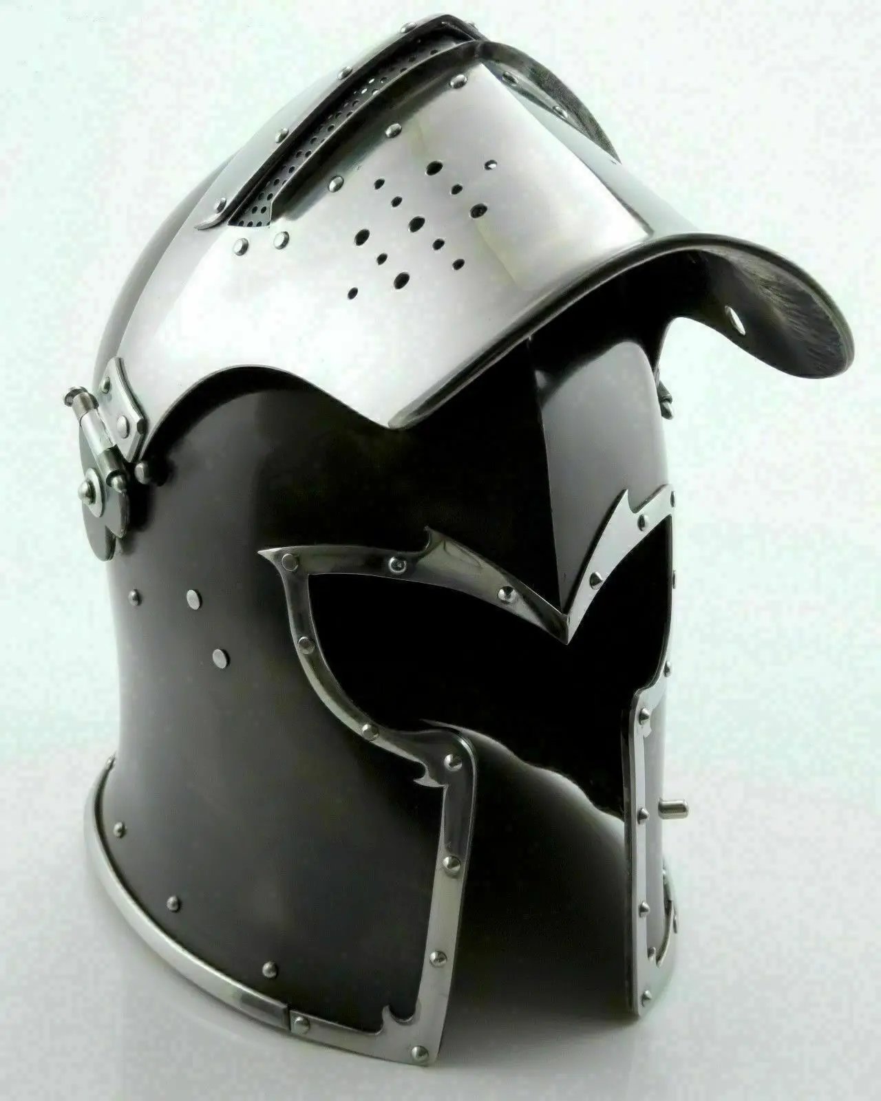 Medieval Knight Sugarloaf Crusader Helmet Armor Templar Viking Helmet