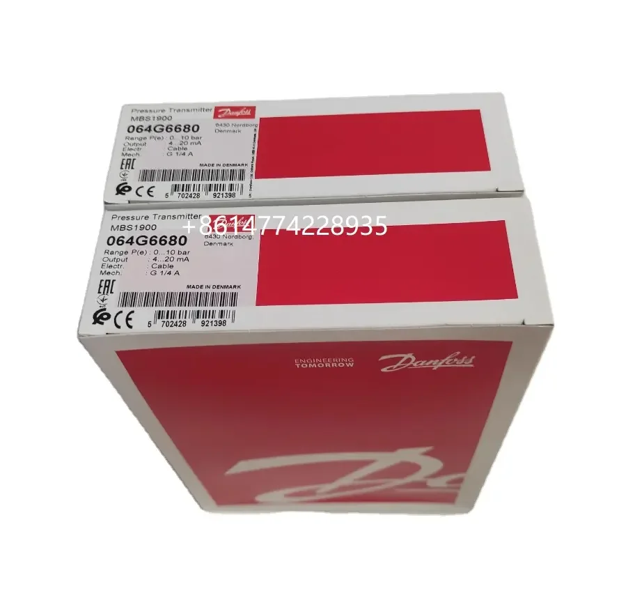 100% 064G6680 pressure transmitters danfoss original in stock 0-10 bar 4- 20mA