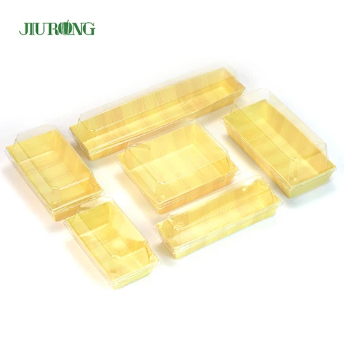 Custom Bakery Dessert Cookie Macaron Pastry Paper Packaging Transparent Cake Box with Clear PVC Lid