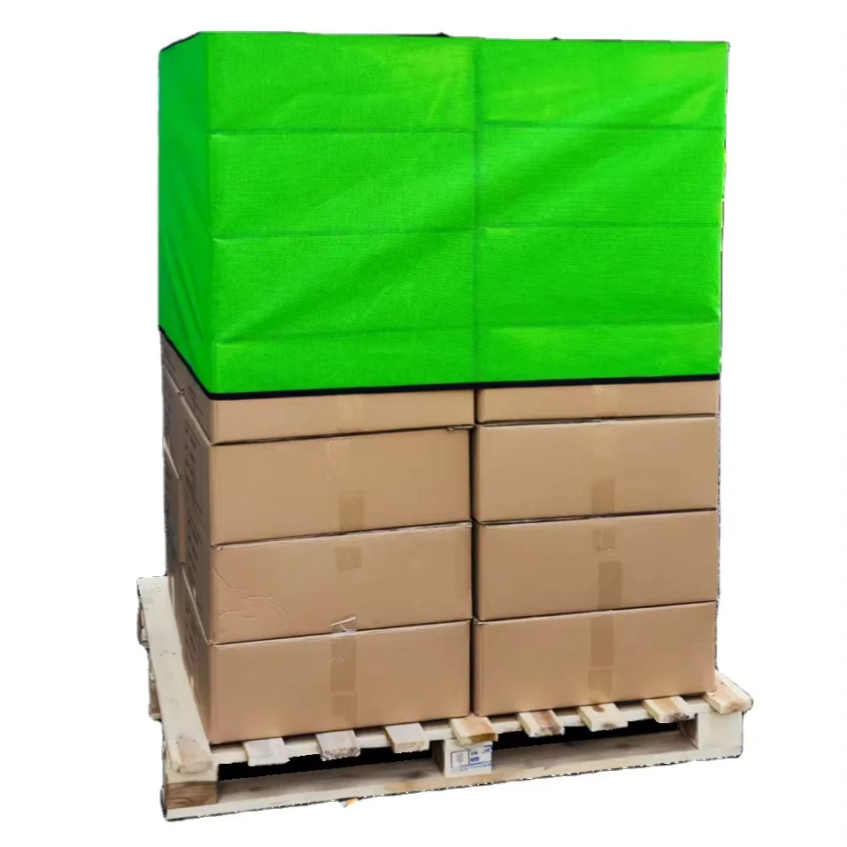 Provina - Reusable Factory Direct Customized Heat Resistant Breathable Green Pallet Wrap for Pallet