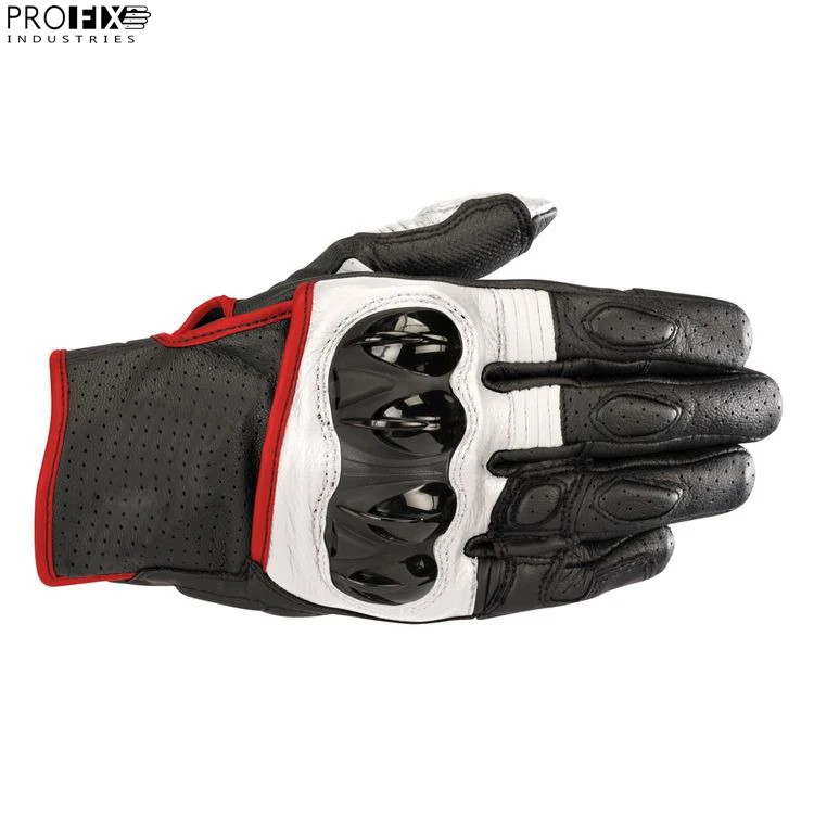 Motorcycle Riding Gloves Short Leather Pro Motocross Leather Racing Gloves