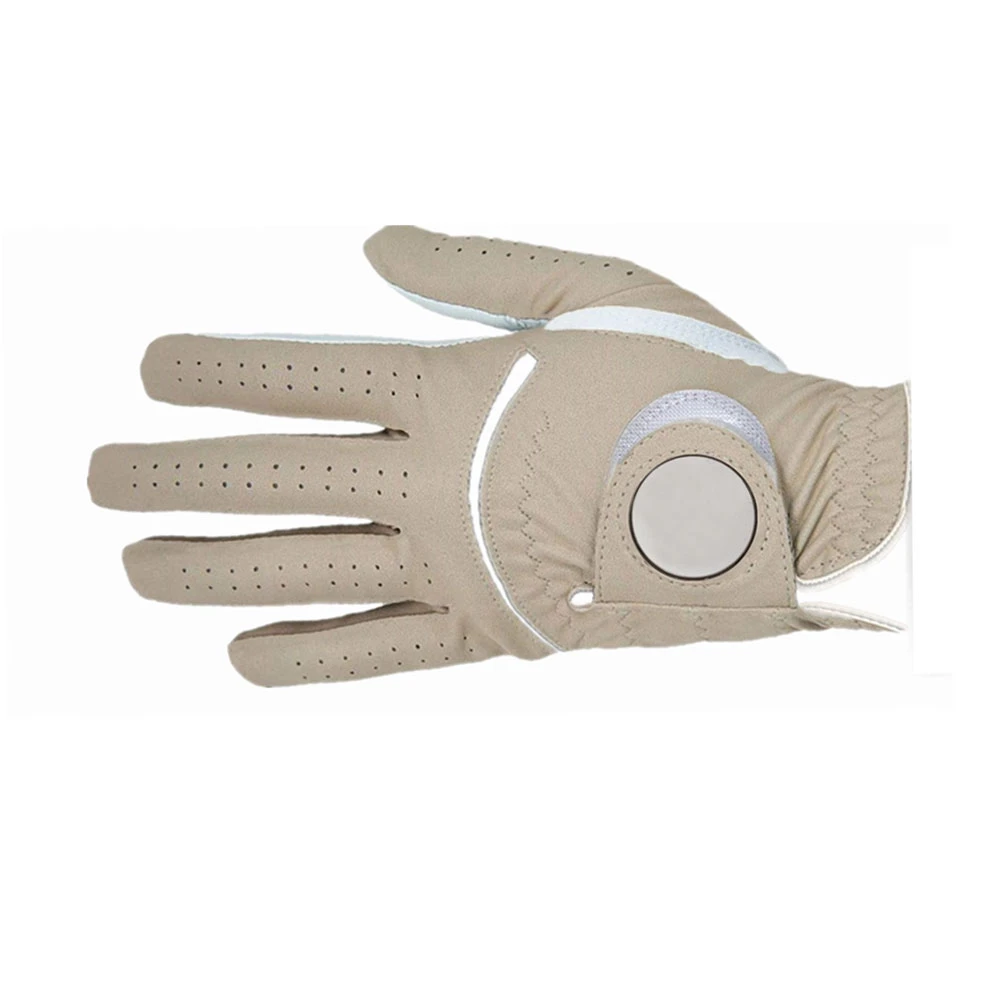 2024 Custom Logo golf gloves  high quality Leather Anti Slip Soft Breathable Golf Gloves Men Premium Light Weight Golf Gloves