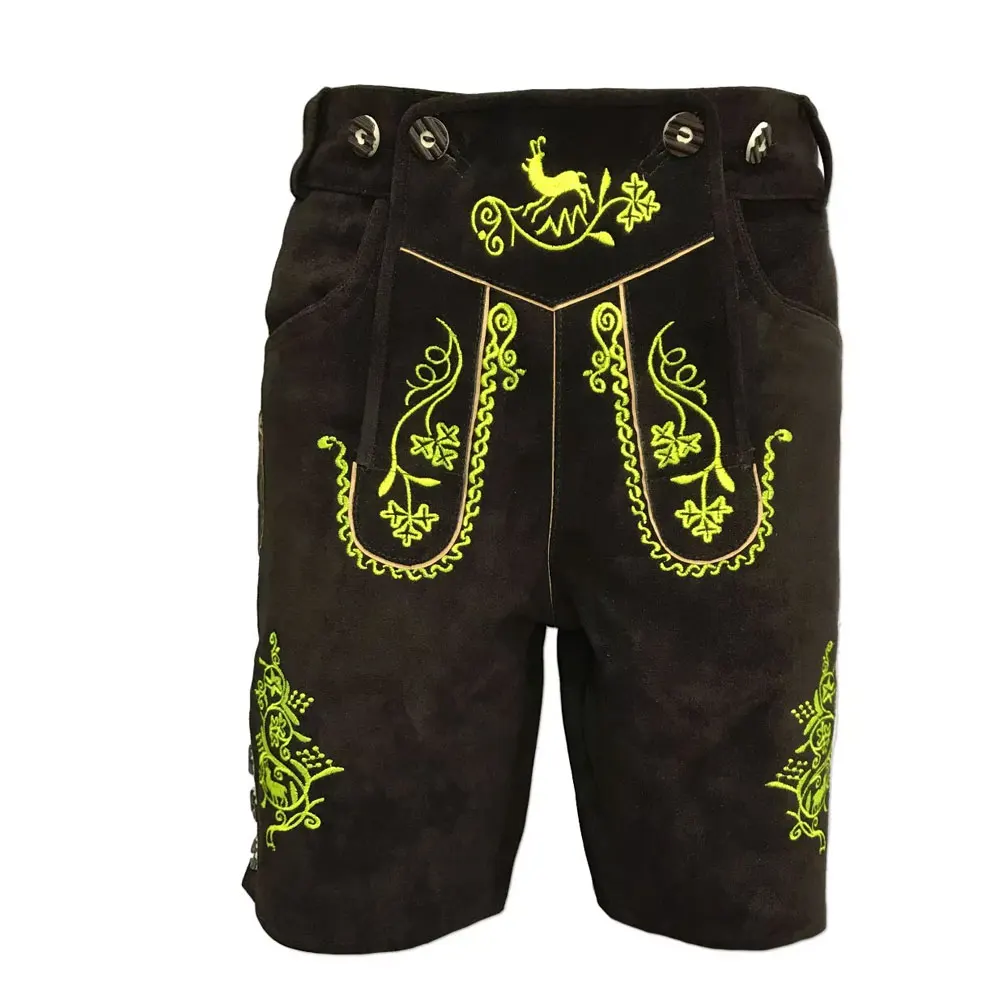 Manufacturing Custom Made Lightweight Men Bavarian Shorts / New Stylish Solid Color Men Bavarian Shorts