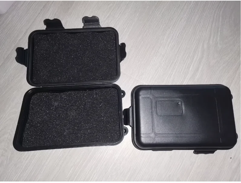 field Waterproof sealed box/Shock-proof plastic SOS box/Field storage salvage box EDC tool Outdoor survival kit Size Packing box