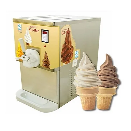 Table Top Single Flavor Soft Ice Cream Machine With Gravity Feed System Available In 1 Phase Buy From Indian Exporter