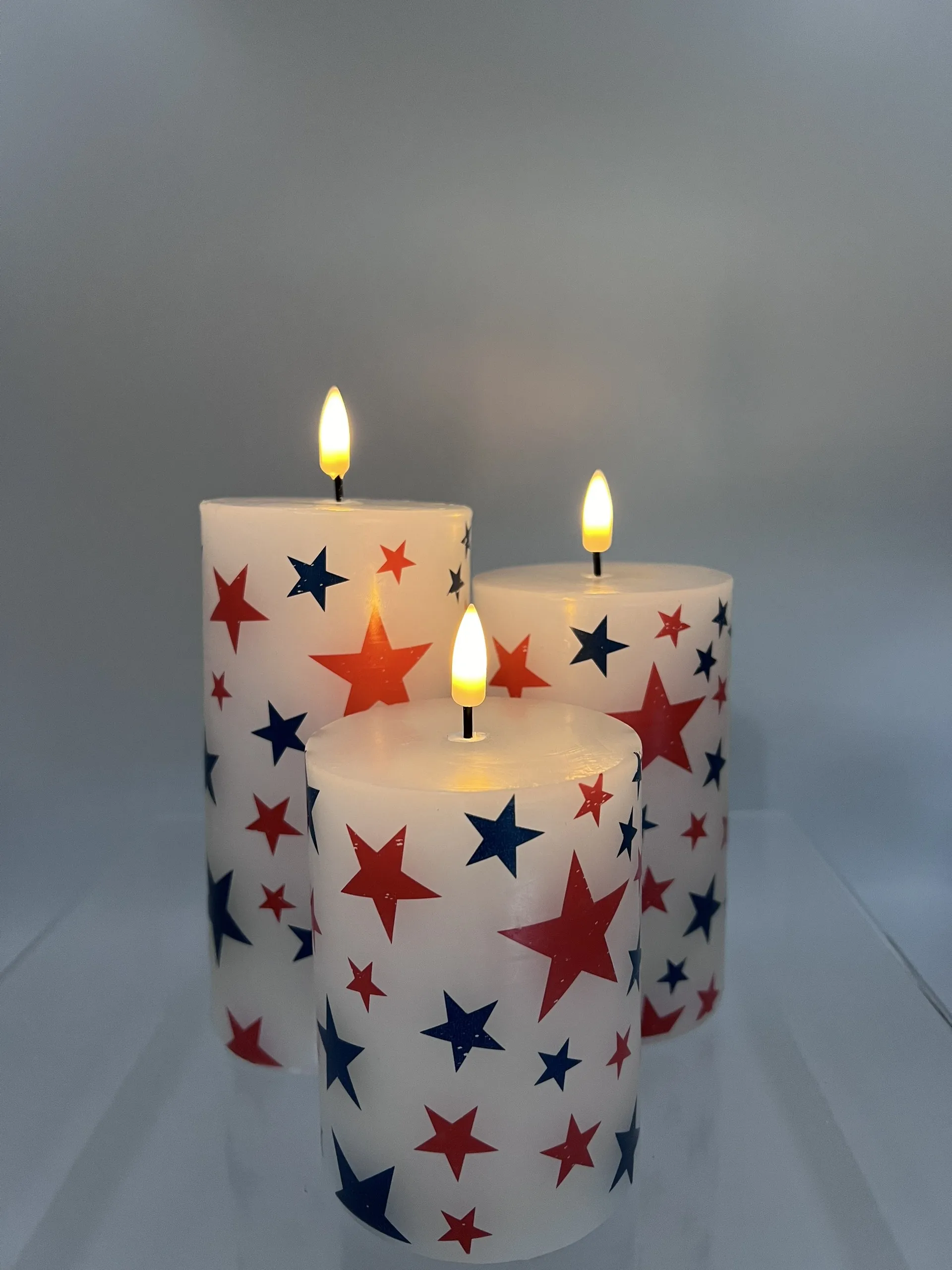 Party decoration - light up electronic candles -  Green plastic candle battery flickering Led candle - Vietnam High quality