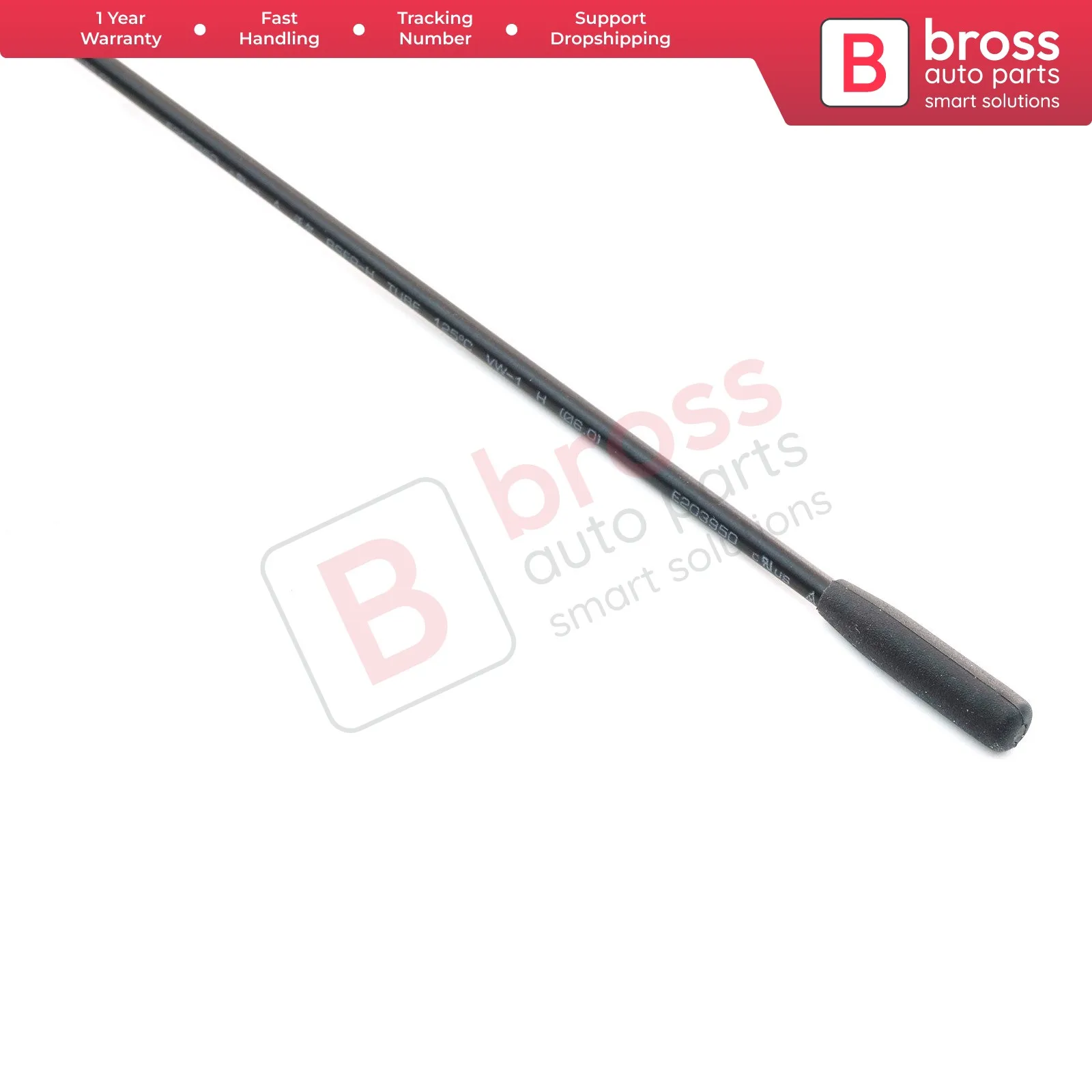 BSP843  Roof Aerial Mast AM FM Radio Antenna Rod 97GP18A886AB For Ford 440 mm  Bross Auto Parts Made In Turkey