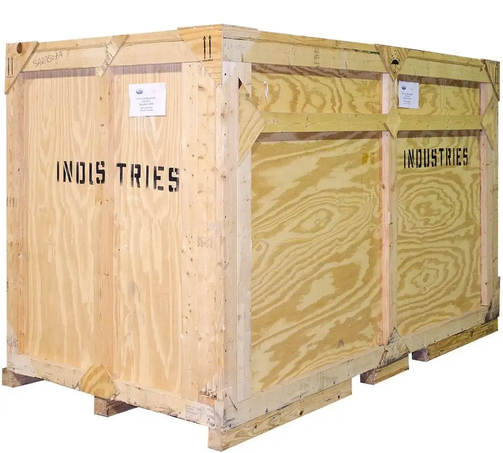 Cheap High quality customized Crates and Pallet Wood Crate, Large wholesale for industrial storage and logistics