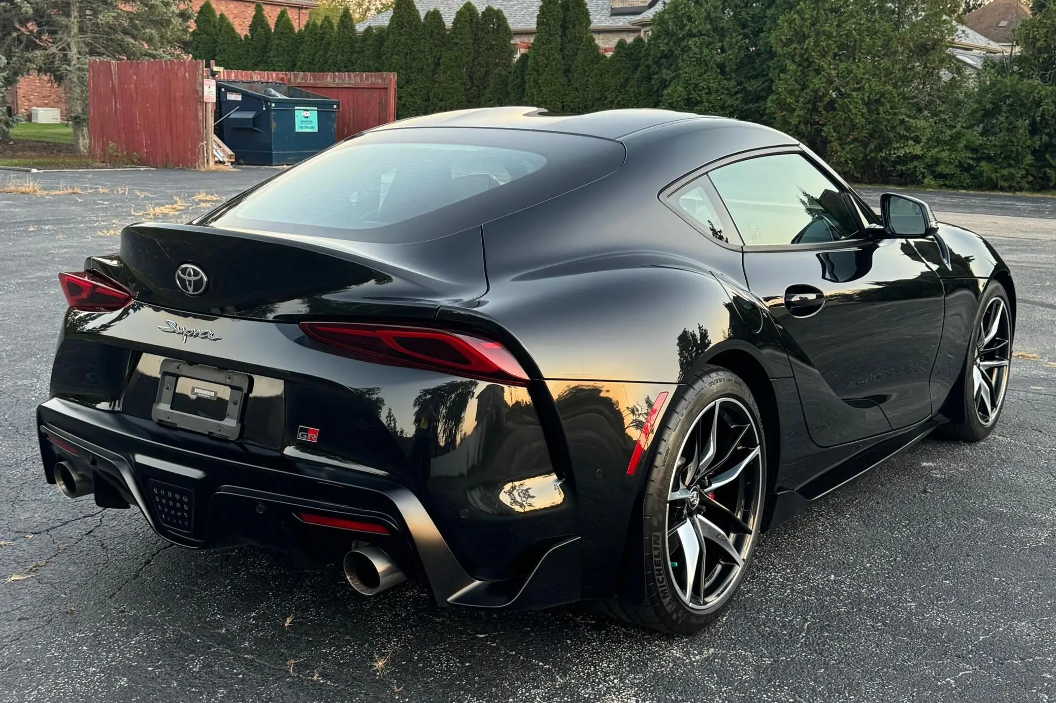 2020 Toyota Supra 3 0 Премиум Подержанный электромобиль с левым рулевым кожаным сиденьем размеры задней камеры