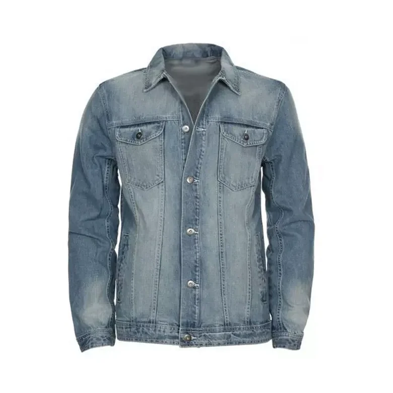 100% Cotton Good Quality Men Denim Jeans Jacket Custom Design New arrival 2022 Fashionable Cotton Denim Jacket for Mens