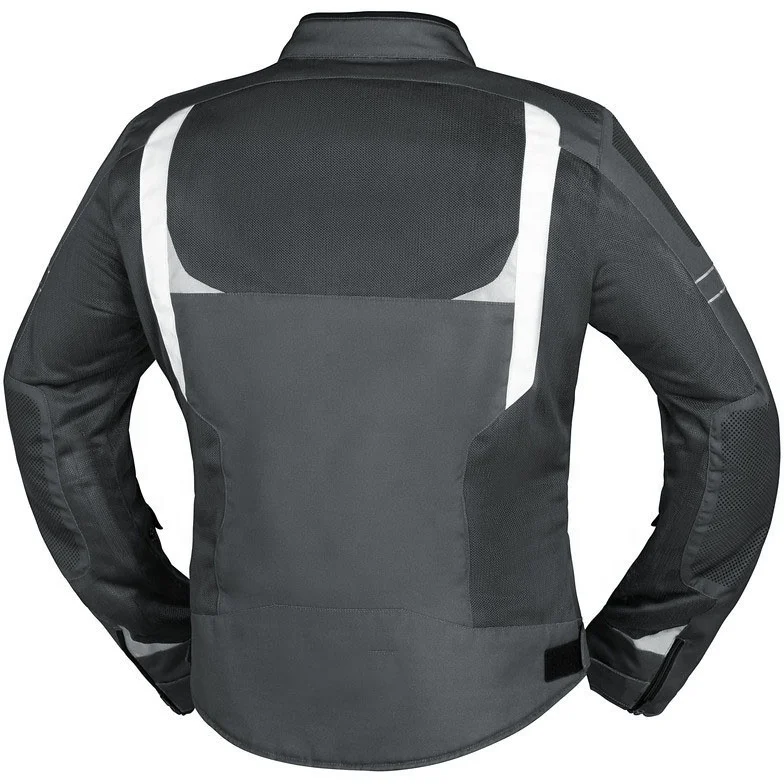 New Motorcycle Soft Gray Black Yellow Cordura Jacket Full Customized With Large secure Windproof pocket Removable thermal lining