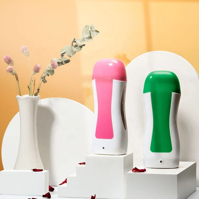 Portable Roll on Wax Warmer With Transparent Tank 100g Wax Machine Wholesale Paraffin Depilatory Wax Heater