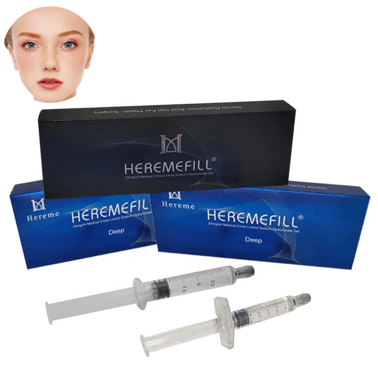 Heremefill Cross-Linked Hyaluronic Acid Dermal Filler Body Nose Face Lip Enhancement Fillers