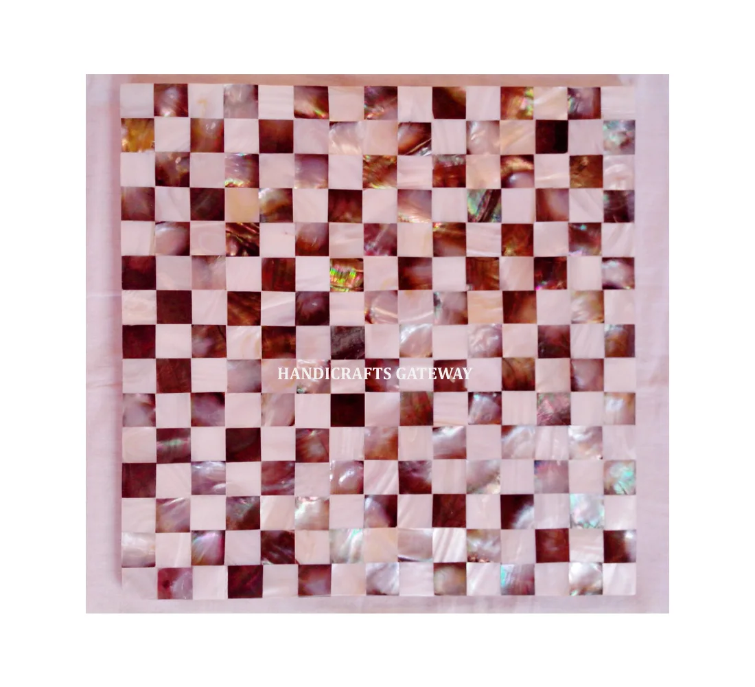 Reasonable Price Beautiful New Collection High Quality Natural Mother Of Pearl Square Tile Best Use For Wall Decoration Tile