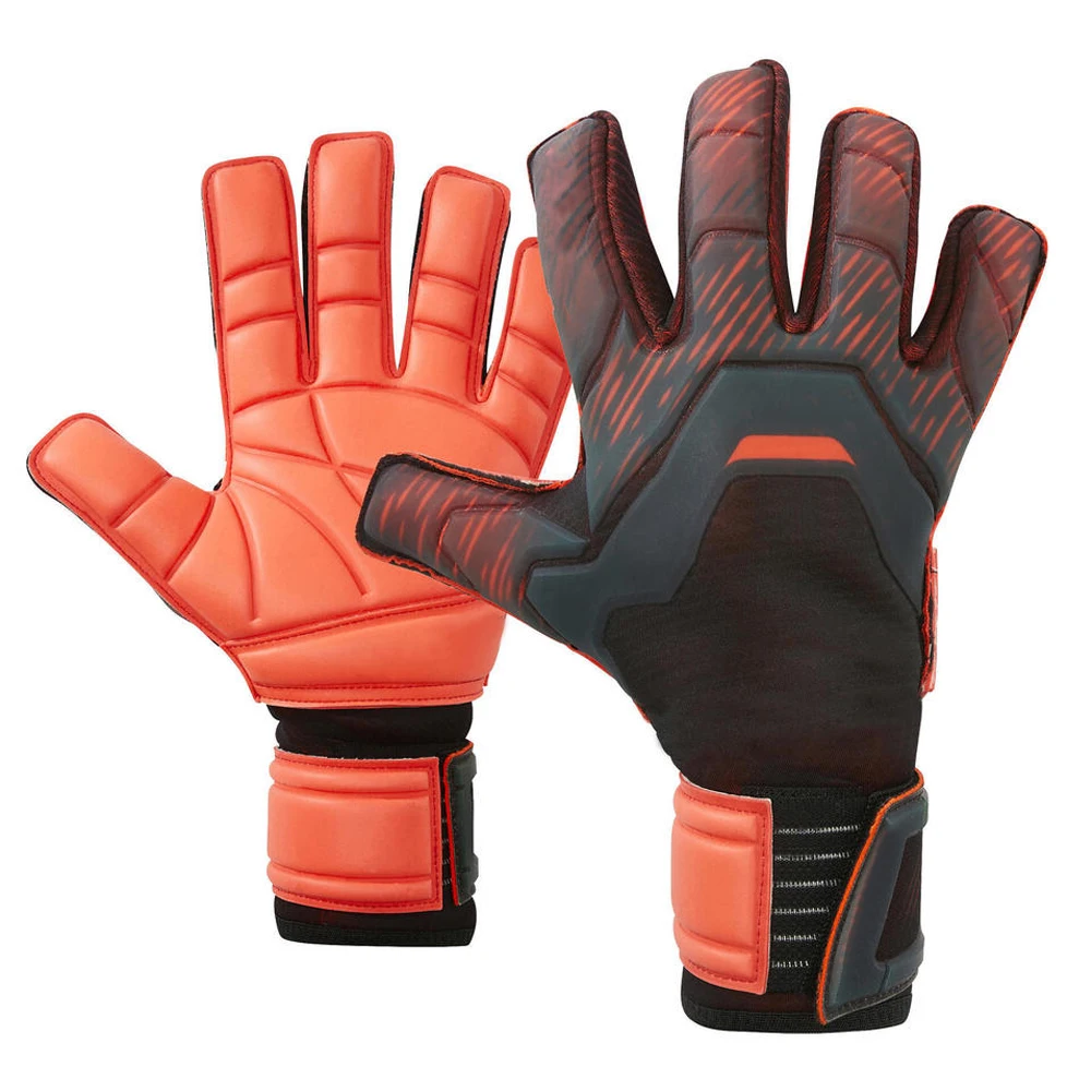 Competition Non-Slip Thickened Wear-Resistant Breathable Gloves Full Latex Professional Goalkeeper Football Gloves