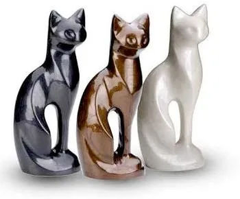Stanley Hot Trending Bronze Cat Cremation Urn American Style Metal Urn for Adult Ashes Best Quality Aluminium Pet Memorialurn