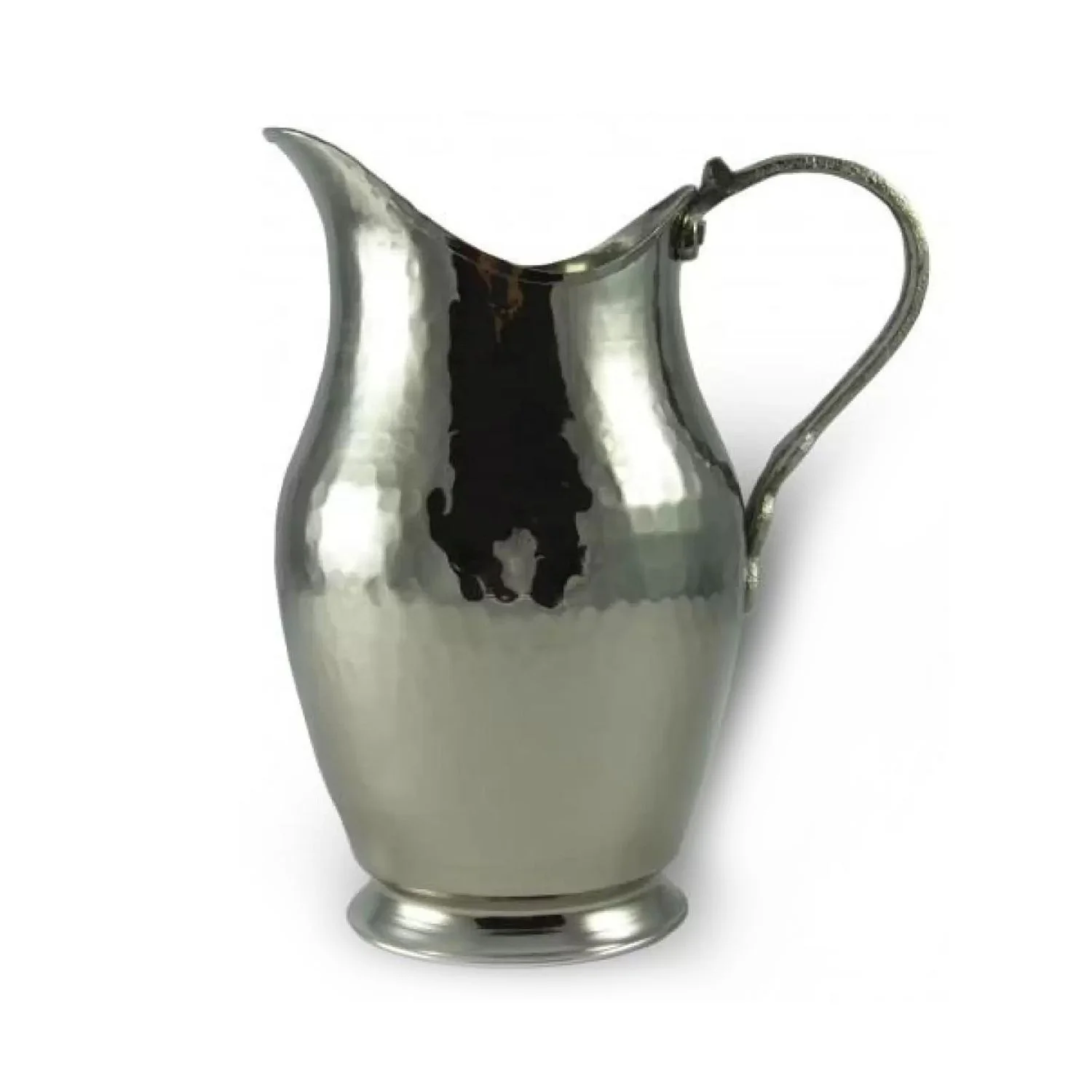 Ottoman Style Hand Hammered Patterned Copper Antalya Turna Carafe  For Beverage Service, Surahi OXIDE Color