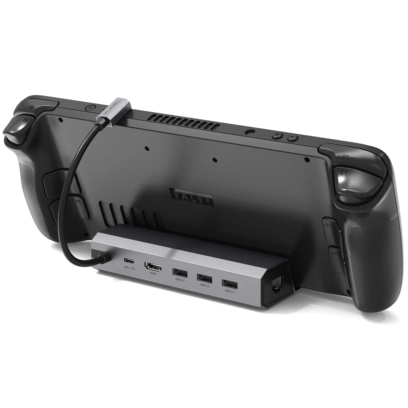 JSAUX 6 in 1 Steam Deck Docking Station USB 3.0 RJ45 1000M 100W Charging  4K 60Hz Docking Station for Steam Deck