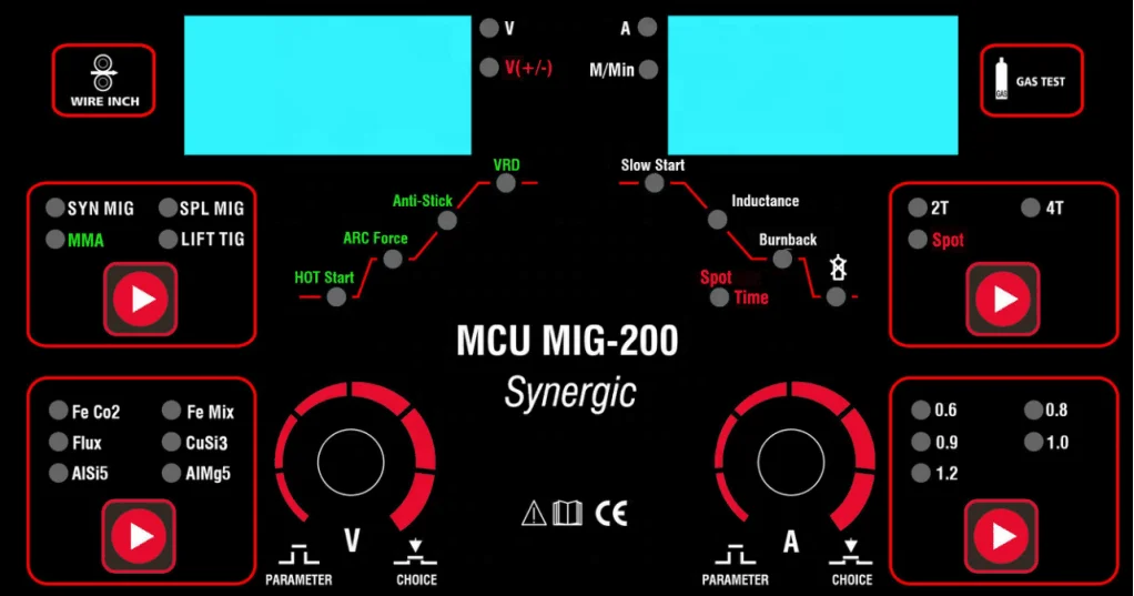 Industrial Use MIG Welder  MIG/MMA/LIFT-TIG 3 in 1 Welding Machine MCU MIG-252
