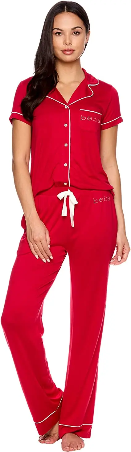 Оптовая продажа, высококачественные и дешевые пижамы, одежда для сна, длинные и короткие брюки для женщин и девочек