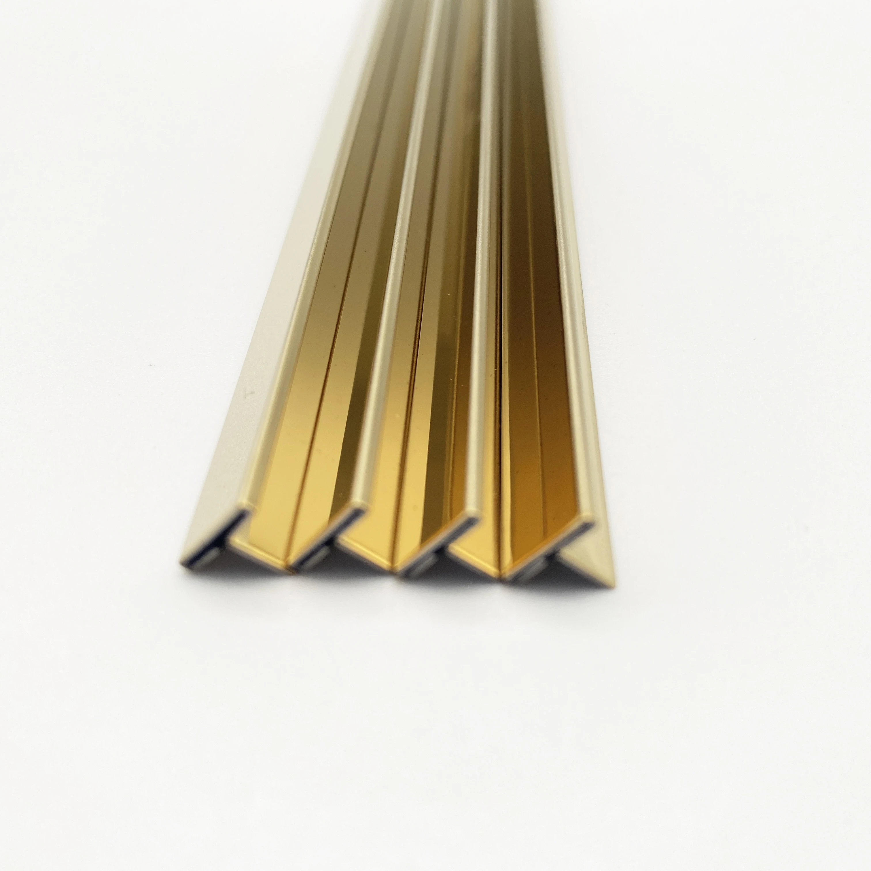 8K Titanium Black Stainless Steel Metal U Channel Tile Edge Trim Corner Slitting Angle Shaped