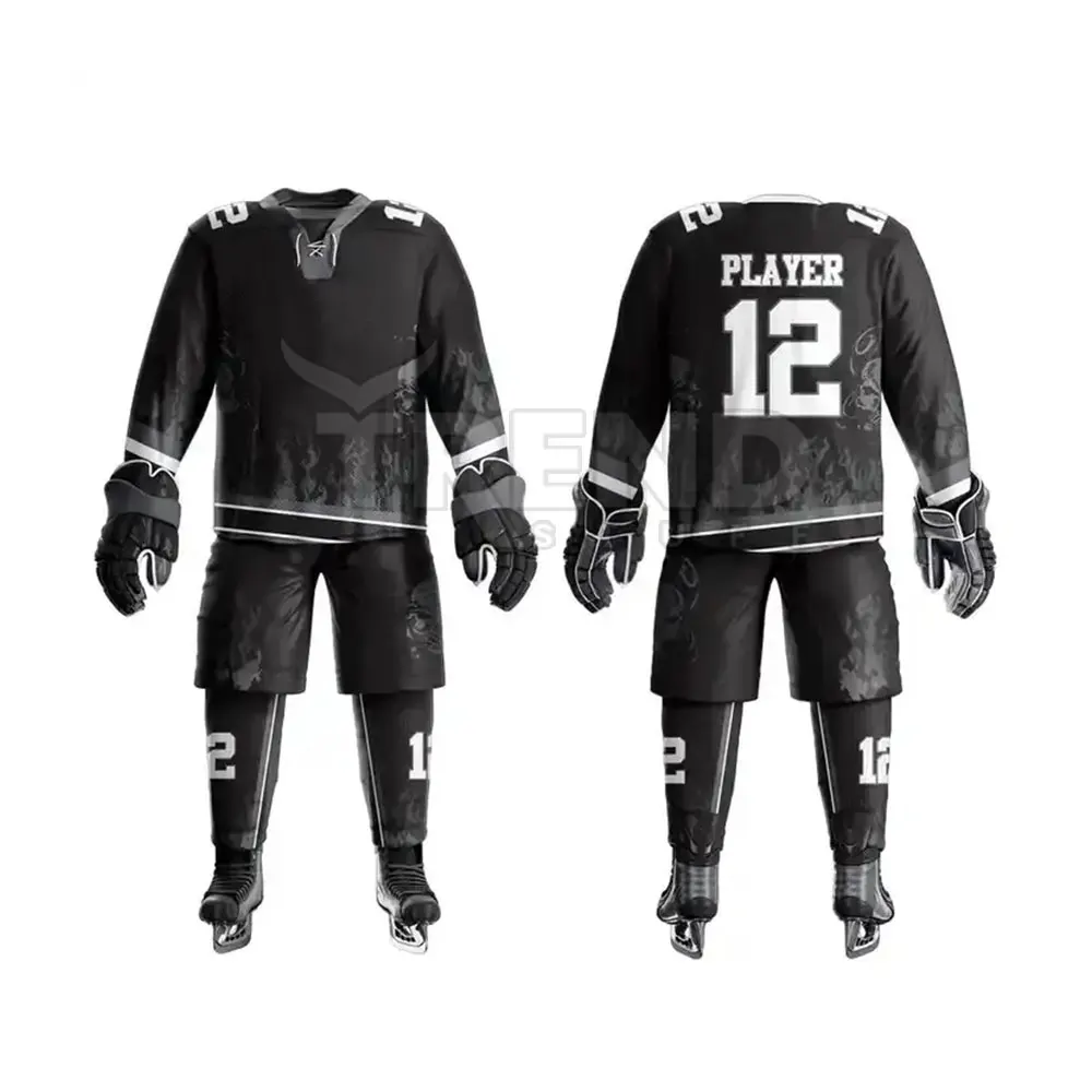 Different Style Ice Hockey Uniform Long Sleeve Good Quality Ice Hockey Uniform For Sale Best Material Uniform
