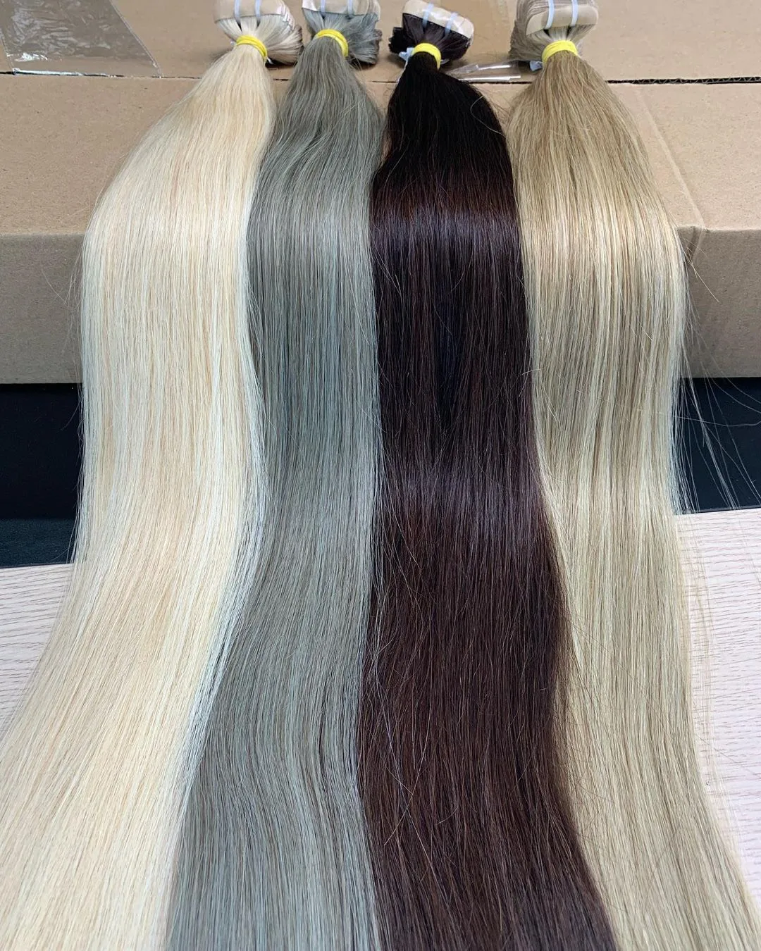 Hair Bulk Russian Hair Top Selling Natural Straight  Virgin Hair, Raw Hair, Vietnam Hair Vendors