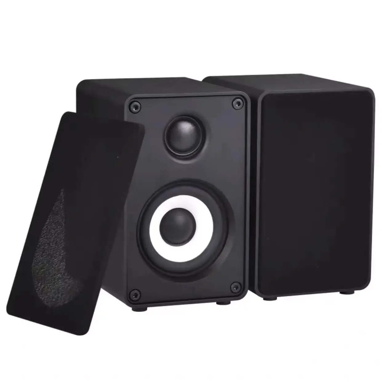 Multifunction monitor speakers with amplifier for recording music audio sound equipment studio desktop home game movie 2.5 inch