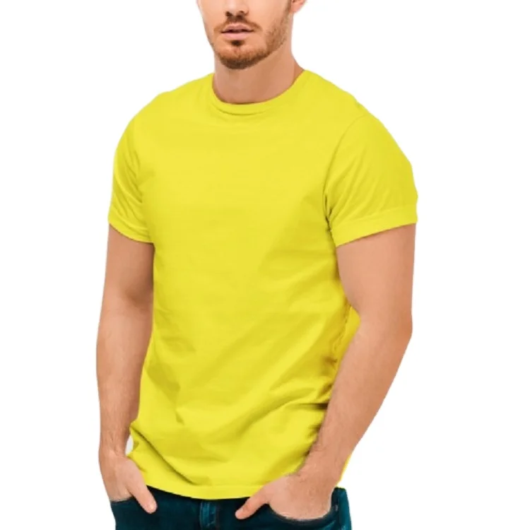 Men T Shirt With Factory Wholesale Best Quality 100% Cotton Exportable Quick-Dry Solid Color O Neck Price From Bangladesh