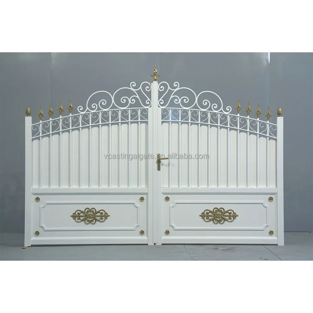 Different Modern metal gates design philippines latest wrought iron main gate designs stainless steel driveway gate door design
