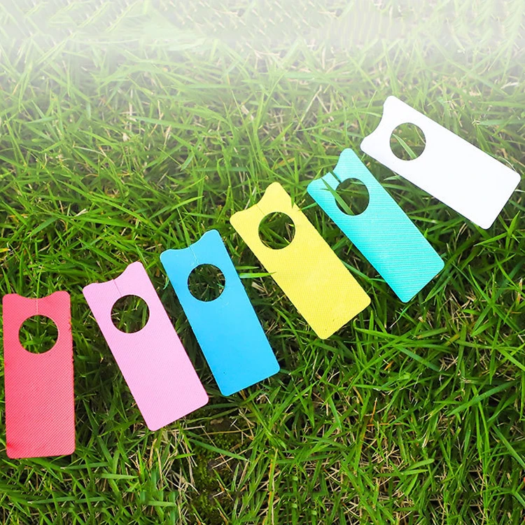 5 CM Mini Hanging tag flower tags hanging mini plastic plant tree tag waterproof PVC material garden label