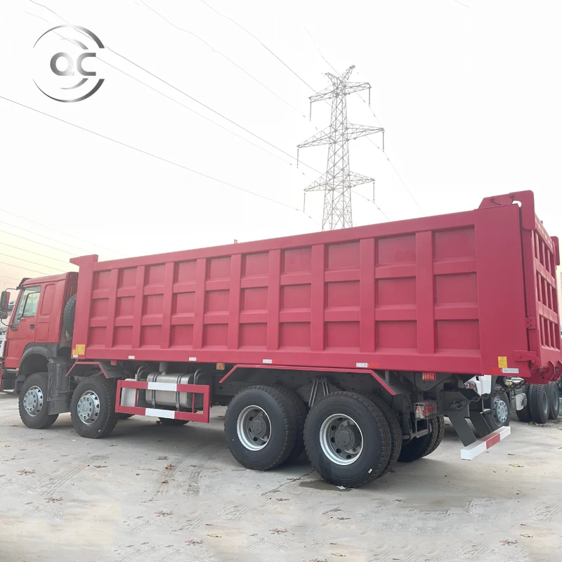Китайско грузовик 12 Wheeler RHD LHD 50 тонн Подержанный 8x4 б/у Китай тяжелый автомобиль Howo