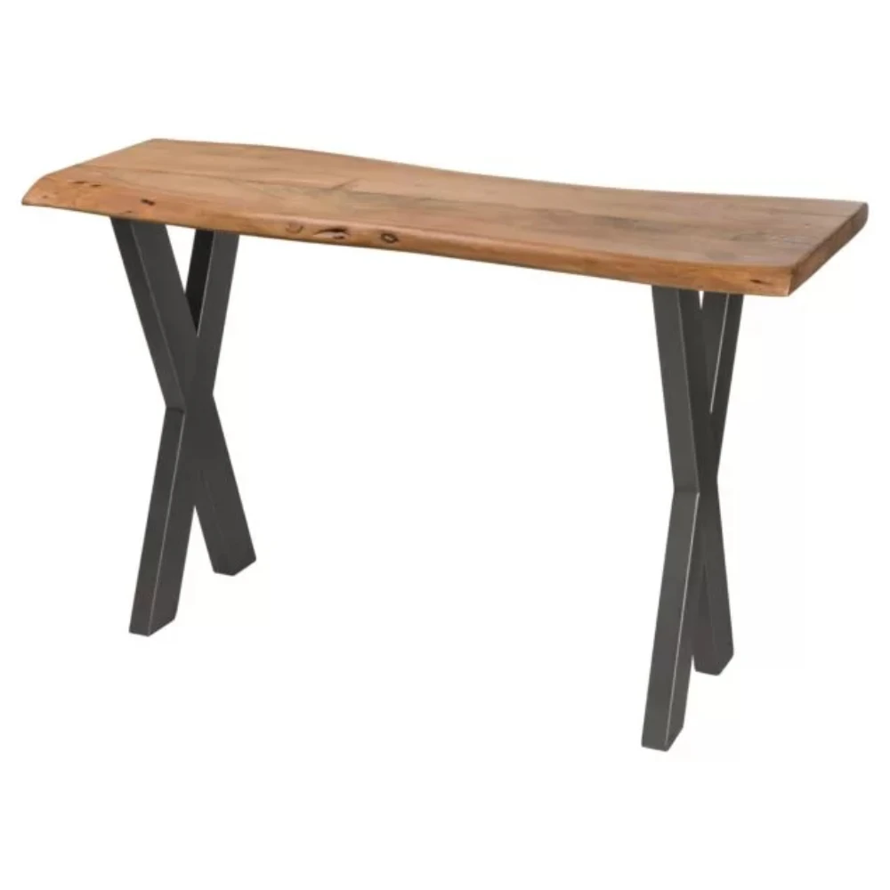 Live edge console tables Solid Wood dining table office desks outdoor tables living room furniture living room cabinets