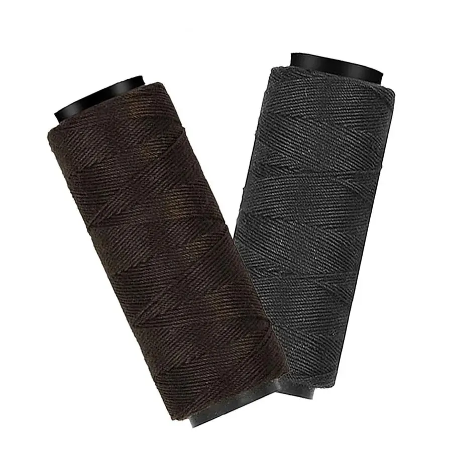 Brown Blonde Custom Color Hair Extension Thread Sewing Nylon Bonded Threads Using For Hand Sewing Hair Extensions