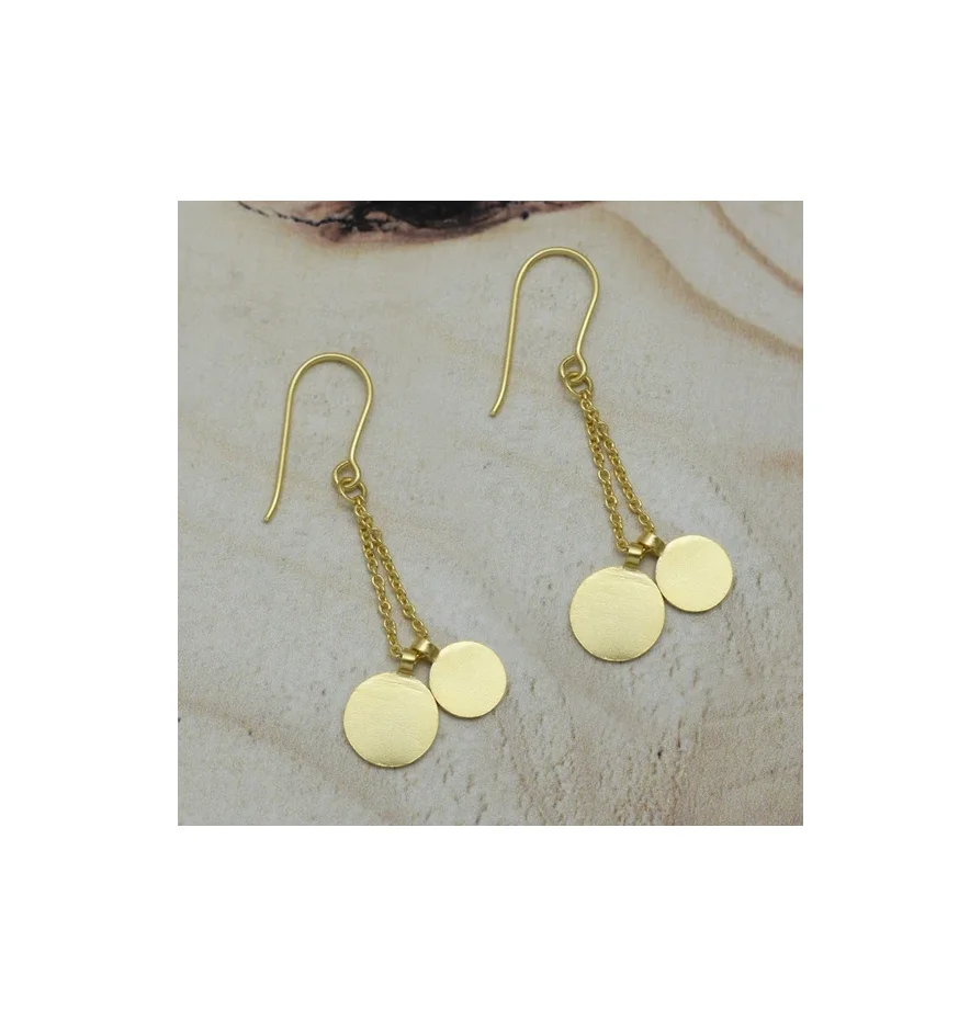 Superior quality Brass Jewelry earring round long women Necklaces accessories earrings at factory rate