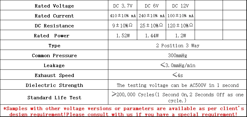 free sample Micro air valve massage chair blood pressure monitor Luftmagnetventil solenoid valve
