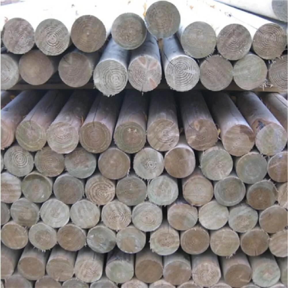 Wood Products Machine Rounds - Pine Machine Round Poles