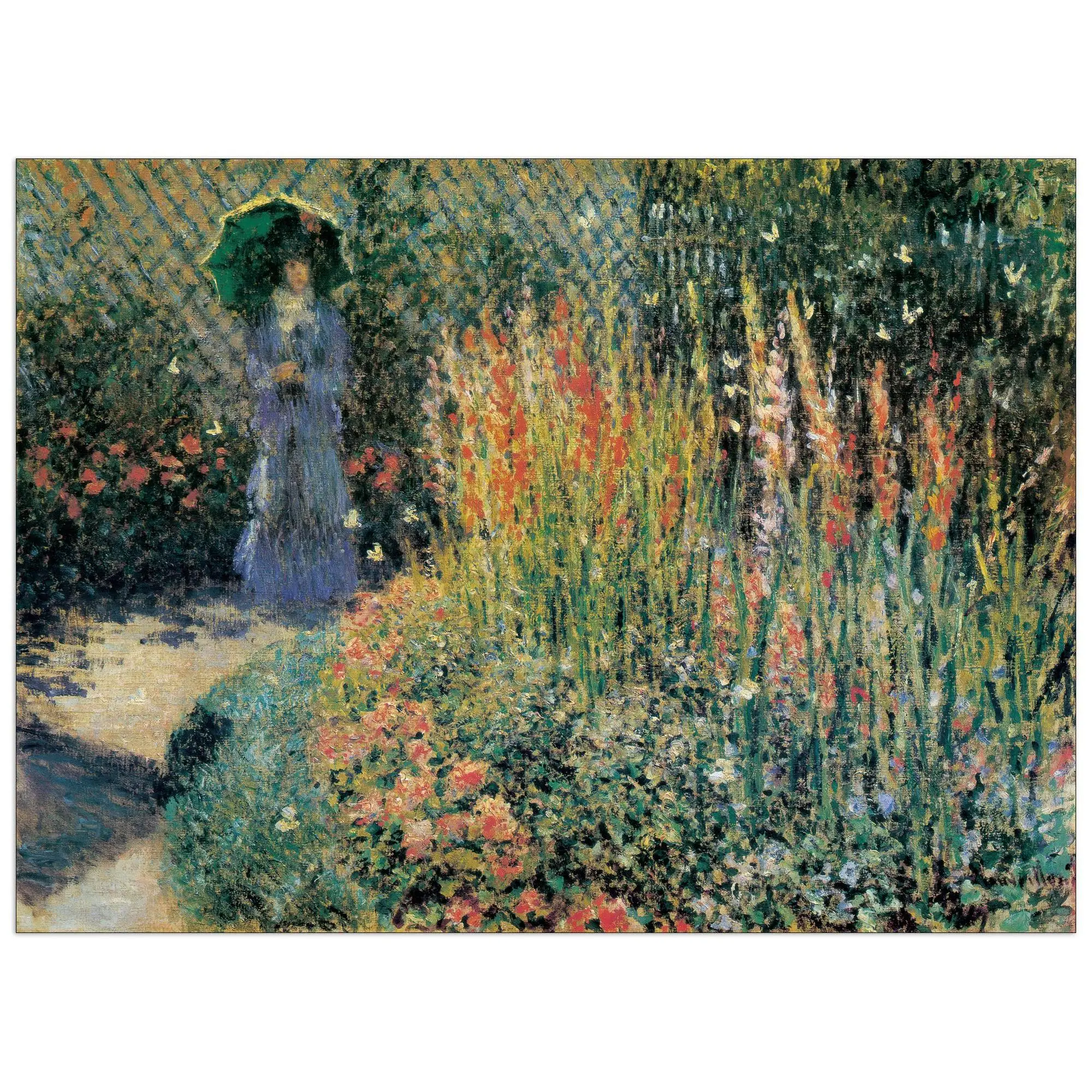 Museum Monet Claude decorative panel, ready to hang.