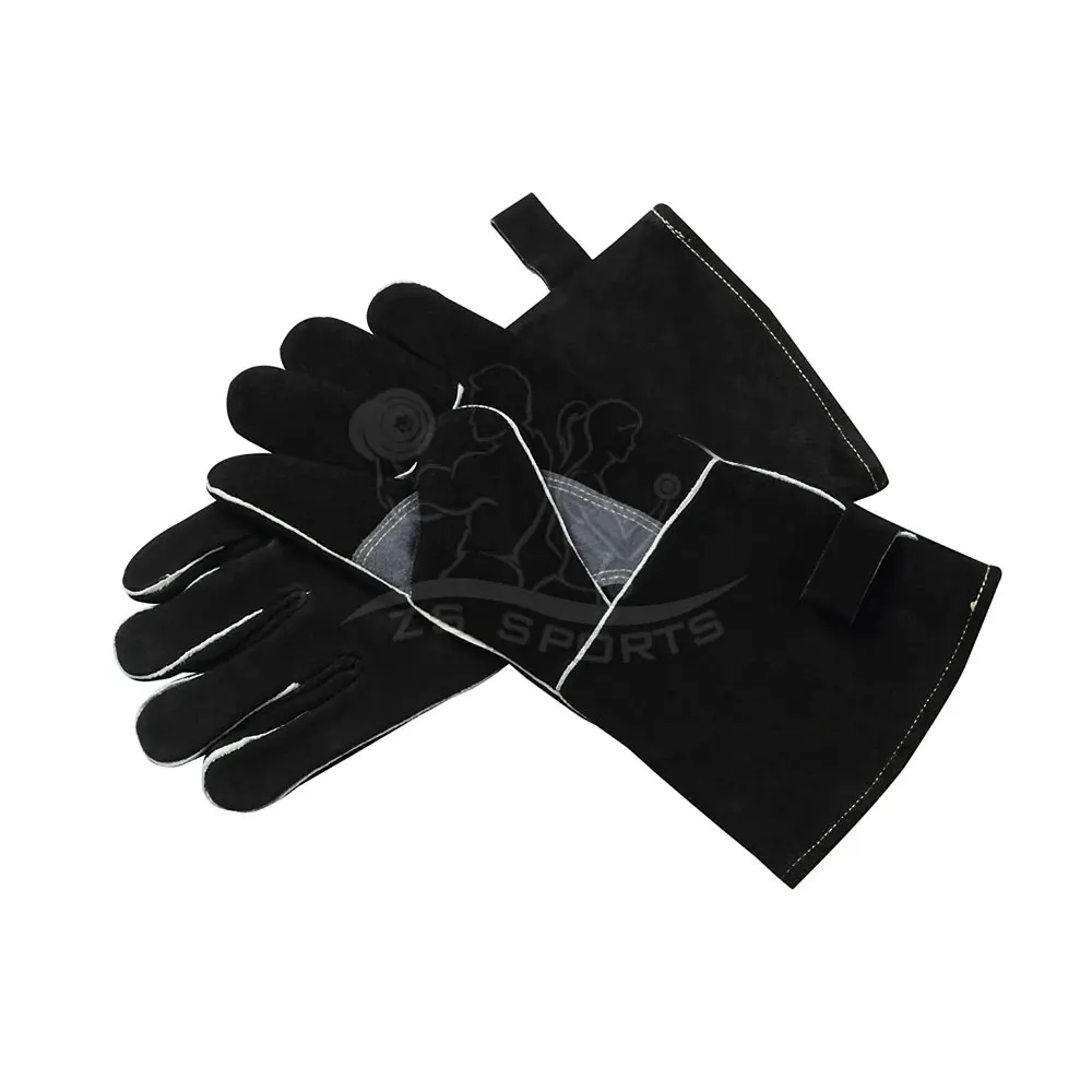 Wholesale Leather Welding Gloves Cowhide Split Leather Factory Manufacturing High Quality Safety Welding Gloves