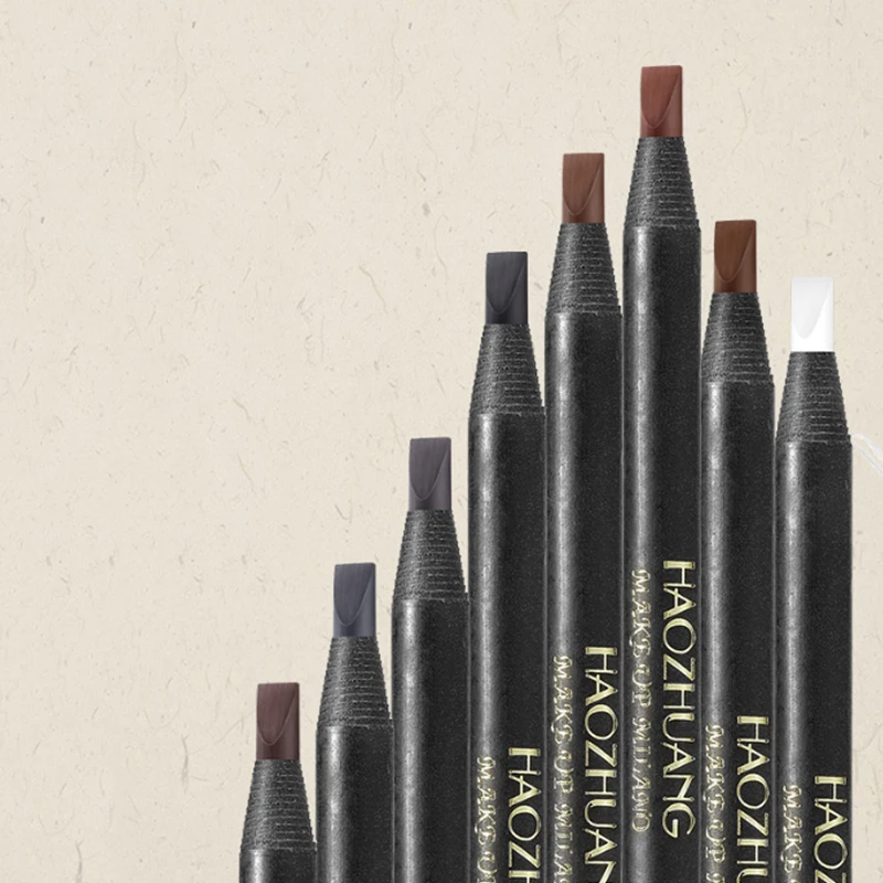 Oem Low Moq Duckbill Peel Off Waterproof Wood Microblading Tools Tattoo Brow Eyebrow Pencil For Pmu And Permanent Makeup