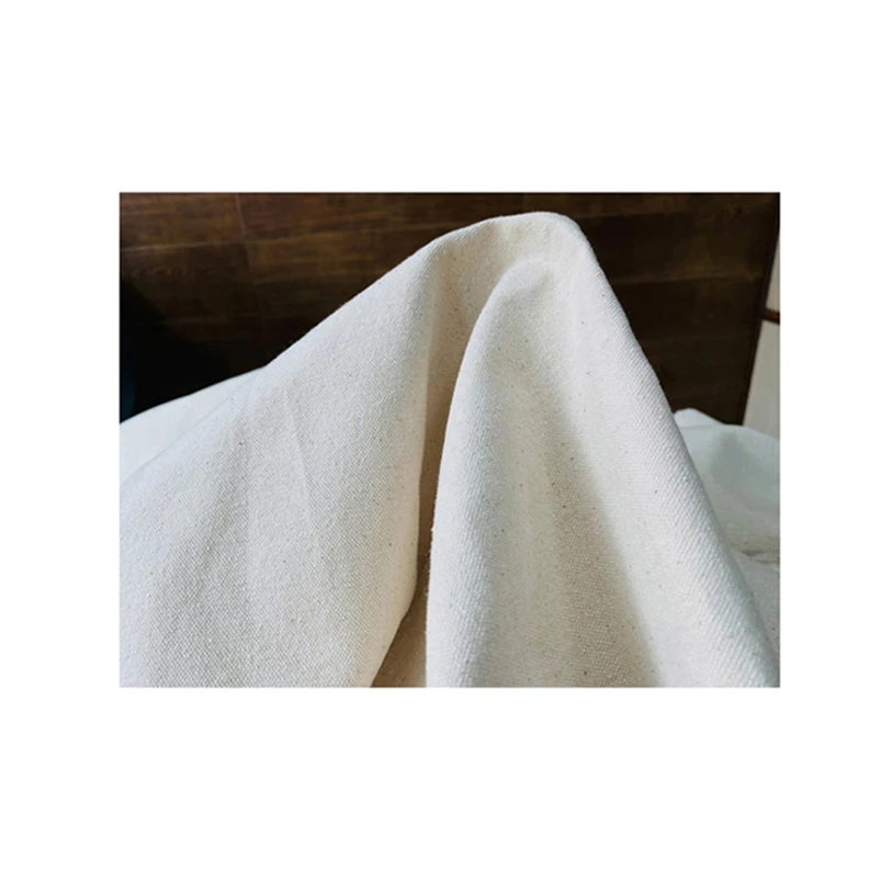 High Quality Bulk Buy 310 gsm to 820 gsm Best Selling 12 Ounce Organic Cotton Canvas Fabric for Tote Bags and Dresses Making