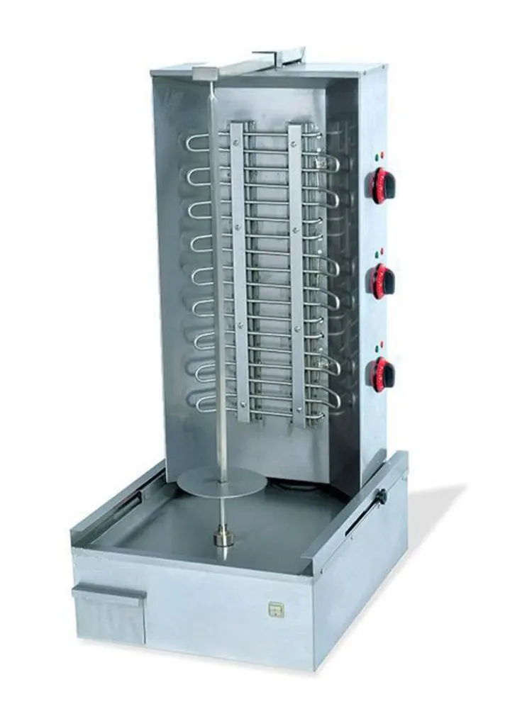 Commercial Shawarma Machine Rotisserie Machine Electric Stainless Steel Restaurant Cafe Restaurant Electric Doner Kebab Machine