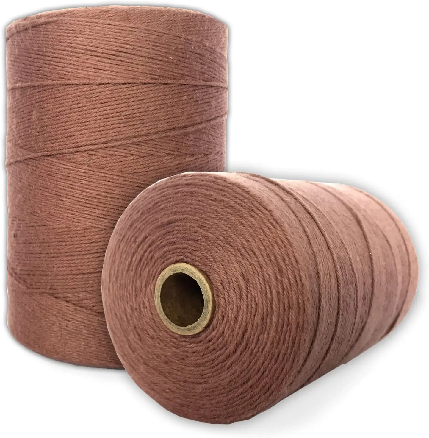 Wholesale 100% Polyester GRS Certified 32s/2 Spun Yarn 150d Filament Dyed Colored with Recycled Cotton Available in Many Colors