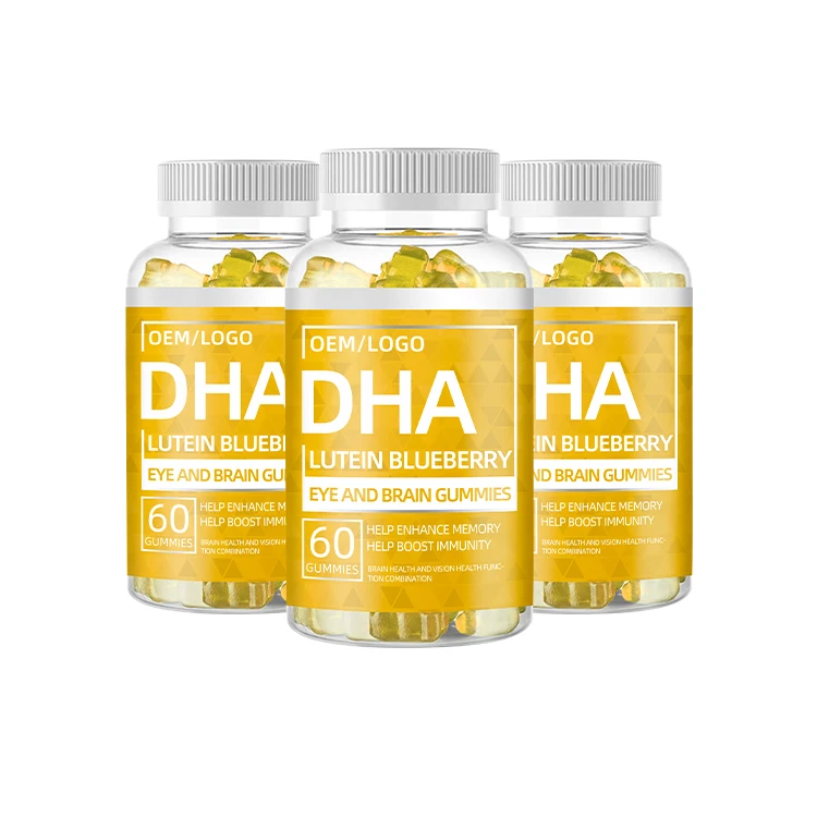 Manufacturers Eye Care Antioxidant Anti-Fatigue Gummies Supplements Blueberry Lutein Esters Gummies